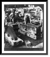 Mould and core for a gear wheel casting, Vintage Poster