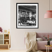 Historic Framed Print, Western Union Telegraph Building, New York. Switch" General operating department.photo by C.K. Bill.",  17-7/8" x 21-7/8"