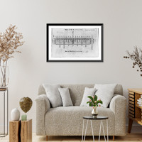 Historic Framed Print, [Diagram of battle formation of British Army battalion],  17-7/8" x 21-7/8"