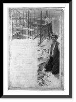 Black & White Photo - Construction of the new palaces
