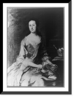 Mrs. Eunice Brown Fitch, wife of Timothy Fitch, three-quarter length portrait, seated, facing front Classic, Historic Print