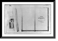 United States Capitol (Washington, D.C.). Room 88, N.W. Skylight. Plan and sections.M.C. Meigs, Capt. of engineers, 30 April 1858, Antique Poster