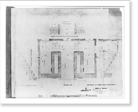 United States Capitol (Washington, D.C.). South wing. Basement. Eastern stairway. Plan and sections.M.C. Meigs, Capt. of engineers, 9 April 1857 ; Tho. U. Walter, Archt. ex. U.S.C. Heritage Wall