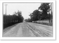 Historic Framed Print, Bladensburg Road and Mt. Olivet Cemetery at right, Washington, D.C.,  17-7/8" x 21-7/8"