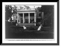 Tranquility, summer home at Oyster Bay of Mr. and Mrs. Theodore Roosevelt, Vintage Poster