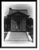 Historic Framed Print, [Hamilton Rice Home in Newport, Rhode Island, exterior view showing side of home],  17-7/8" x 21-7/8"