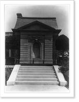 Historic Framed Print, [Hamilton Rice Home in Newport, Rhode Island, exterior view showing side of home],  17-7/8" x 21-7/8"