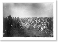 Convicts purchasing provisions from villagers Classic, Antique Poster