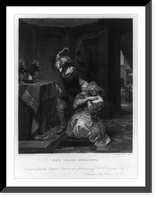 Vintage Americana Print - The image breaker.painted by E. Leutze