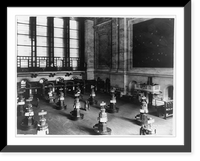 Historic Framed Print, Board room, New York City Stock Exchange,  17-7/8" x 21-7/8"
