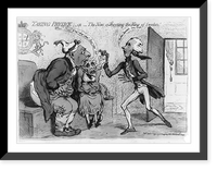 Historic Framed Print, Taking physick, or, The news of shooting the King of Sweden,  17-7/8" x 21-7/8"