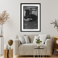 Historic Framed Print, Deutsche Werkbund-Ausstellung: Kunst in Handwerk, Industrie und Handel; Architektur, C&ouml;ln, Mai - Oct. 1914.B[ehrens].,  17-7/8" x 21-7/8"
