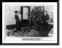 Historic Framed Print, Senor Don Manuel Tellez, Charge de Affairs of Mexico, Madame Tellez and little Emily,  17-7/8" x 21-7/8"
