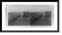 The gallant 14th U.S. Infantry leaving Peking. escorted to city limits by Gen. Chaffee and staff, China, Historic Print