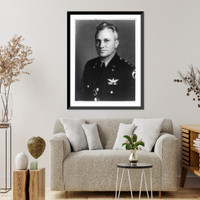 Historic Framed Print, [Major General Frank M. Andrews, half-length portrait, facing front, in military uniform],  17-7/8" x 21-7/8"