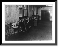 Tooth brush drill at Franklin School, Chicago, Vintage Poster