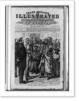 District of Columbia - our Indian allies - interview of a delegation of Indian chiefs with President Hayes, in the East Room of the White House, Vintage Print