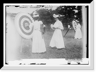 Historic Framed Print, Archery tournament - Boston - 3,  17-7/8" x 21-7/8"