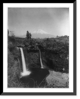 Historic Framed Print, Fujiyama from Odaki Waterfalls,  17-7/8" x 21-7/8"