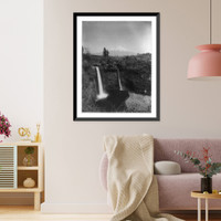 Historic Framed Print, Fujiyama from Odaki Waterfalls,  17-7/8" x 21-7/8"