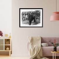 President Harding with dead game birds - ducks and geese, Vintage Print