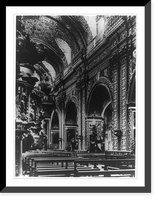 Historic Framed Print, [Iglesia de la Coma&ntilde;ia, Quito, Pichincha province, Ecuador],  17-7/8" x 21-7/8"