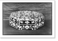 Historic Framed Print, [Ornamental Japanese box],  17-7/8" x 21-7/8"