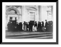 General public being admitted to White House for New Year's reception, Antique Poster