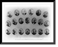 United States Senators, who attended the funeral of General Grant, and rode in close carriages, Antique Poster