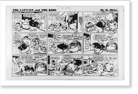 Historic Framed Print, The Captain and the kids. Der strudel vos delicious,  Mamma!"",  17-7/8" x 21-7/8"