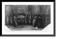 Lord Mayor's day. Bringing the Baron of Beef into Guildhall, Antique Poster