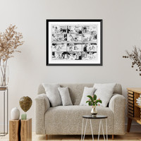 Historic Framed Print, Barney Google. Is yo' worried about sump'n,  Mistah Google?"",  17-7/8" x 21-7/8"