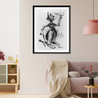 To-To the Tango Lizzard sic"", Antique Wall Art
