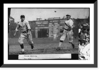 Harris caught between bases Classic, Historic Print