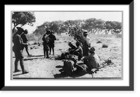Chinese peddlers about U.S. army camp, Casas Grandes, Mexico. Mexican-US campaign after Villa, 1916 Classic, Antique Wall Art