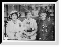 Historic Framed Print, Mrs. H.H. Lund, Mrs. Francolini and Mrs. Slack,  17-7/8" x 21-7/8"