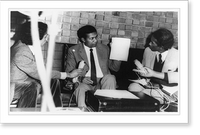 Historic Framed Print, D&eacute;part du Ministre des Affaires &Eacute;trang&eacute;res, la Capitaine de fregate, Didier Ratsiraka,  17-7/8" x 21-7/8"