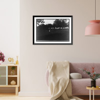 Historic Framed Print, [New golf links, Deer Park, Maryland, four people on putting green],  17-7/8" x 21-7/8"