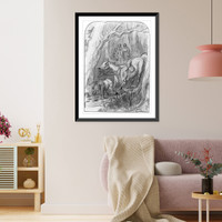 Disasters of the chase. For'ard! There! Found!, Antique Wall Art