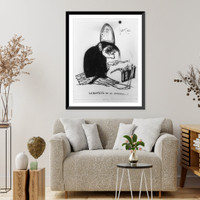 Historic Framed Print, La bendici&oacute;n de los animales. (Blessing of the animals. ),  17-7/8" x 21-7/8"