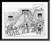 The Brownies taking banners from a fort, Antique Wall Art