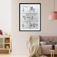 Historic Framed Print, Ooh wah laundry"",  17-7/8" x 21-7/8"