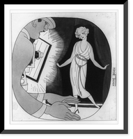 Historic Framed Print, Pearl White as a dramatic heroine,  17-7/8" x 21-7/8"