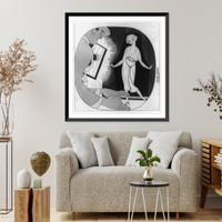 Historic Framed Print, Pearl White as a dramatic heroine,  17-7/8" x 21-7/8"