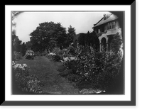 Allgater, the home of the Horatio Gates Lloyd family, formal gardens, Historic Reproduction