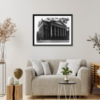 Masonic Female Institute, Talladega, Talladega County, Alabama, facade and left side Classic, Antique Wall Art