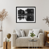 New York. Millbrook, Duchess Co. Home of Mrs. Oakleigh Thorne, Historic Print