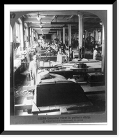 General view in pattern shop, Antique Print