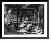 Tiffany Foundation Gardens, Cold Spring Harbor, Long Island, New York, Antique Print
