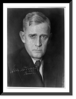 Historic Framed Print, [Arthur Thomas (Tom) Stewart, head and shoulders portrait, facing right],  17-7/8" x 21-7/8"